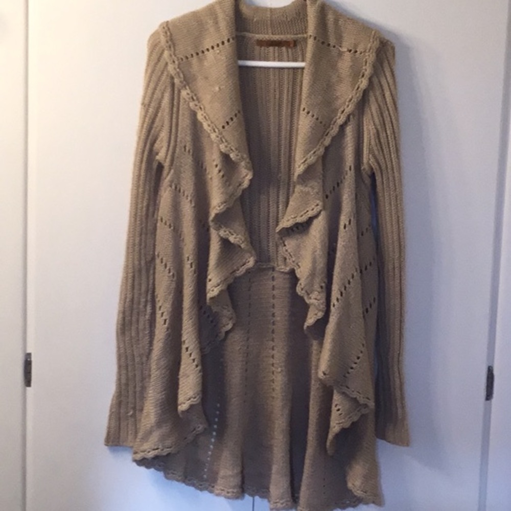 Rustic knit sweater